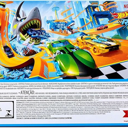 Hot Wheels Toy Cars & Trucks, Let’s Race 10-Pack, Set of 10 1:64 Scale Vehicles from The Animated Netflix Show for Play or Display (Styles May Vary) (Amazon Exclusive)