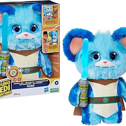 Star Wars: Young Jedi Adventures Jabberin' Jedi Nubs, Electronic Plush, Lights & Sounds, Toys, Preschool Toys for 3 Year Old Boys & Girls