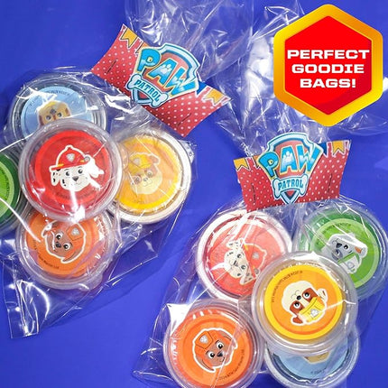 Paw Patrol Dough Party Pack, 25-Pack, Includes Colorful Paw Patrol Sensory Doughs, 6 Colors, 2 oz. Each, Reusable PawPatrol Toys, Party Favors for Kids, Travel Toys, 3 Year Old Boy Toy, Sensory Play