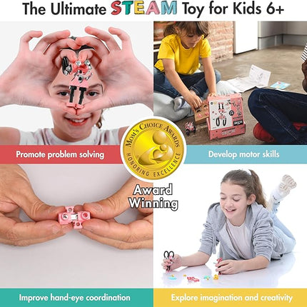 The Off Bits JoyBit Build Your Own Robot Toy Construction Set, Educational Easter Gift Ideas STEM Activities Learning Kit, Creative Build and Play Model Kit Steam Toys for 6 7 8 9 10+ Year Old