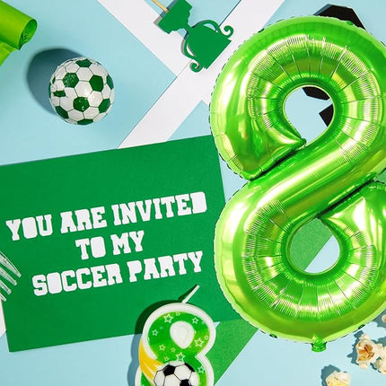 Smlpuame 40 inch Number Balloon 0-9 Green Large Number 10 Balloons,Digital Balloons for Birthday Party Celebration Decorations Supplies, Helium Foil Number Balloons for Wedding Anniversary