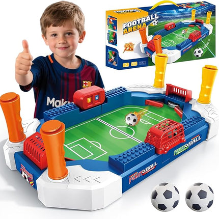 Mini Foosball Table, Soccer Board Game for Kids, 3 4 5 6 7 8-12 Year Old Boys Girls Birthday Gifts, Football Games Pinball Machine, Indoor Outdoor Family Party Sports Toys