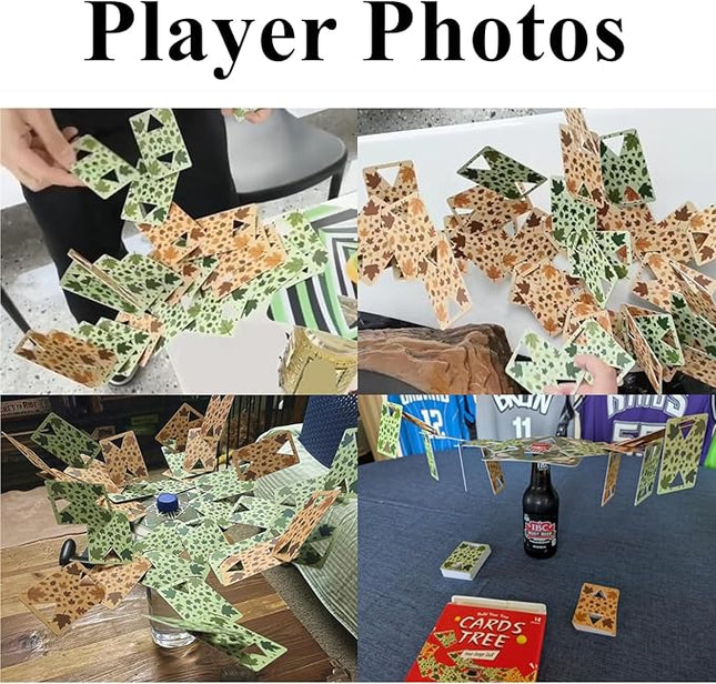 Balancing Card Games Cards Tree （Difficult ） to Master Challenging Balance Table Games for 1-8 Players | Fun Party Board Game for Bars, Families & Game Nights | Best Gift for Teens & Adults