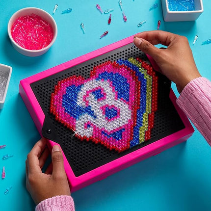 Lite Brite Super Bright HD, Barbie Edition - Creative Retro Light-Up Screen – Educational Play for Children, Enhances Creativity, Gift for Girls and Boys Ages 6+