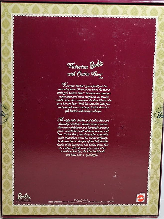 Victorian Barbie with Cedric Bear