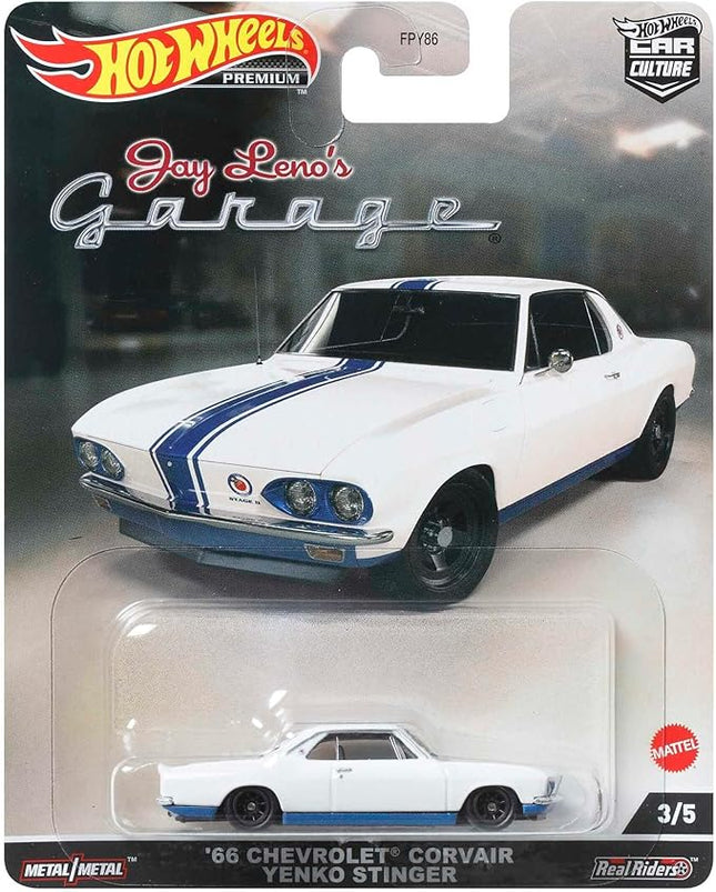 Hot Wheels Car Culture Circuit Legend, Premium 1:64 Scale Die-Cast Chevy Corvair Yenko Stinger Car, Collectable Vehicle