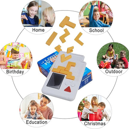 Super Brain Teaser Puzzle Games, Original 1000+ Challenges Brain Teaser Puzzle Games, STEM Toys for Kids & Teens, Travel Games Birthday Gifts for Boys Girls 15+