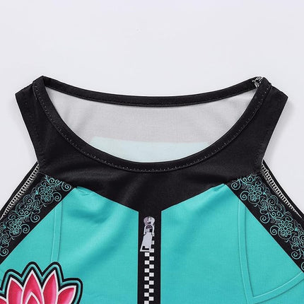 Girls Demon Pop Singer Hunters Costume 3-14 Years Stage Dance Idol Cosplay Outfit, Kids Halloween Costumes