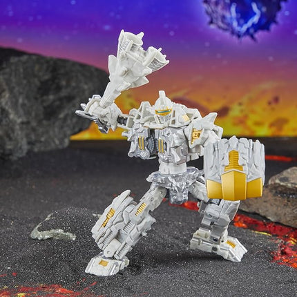 Transformers Legacy United Deluxe Class Infernac Universe Nucleous, 5.5-inch Converting Action Figure, 8+