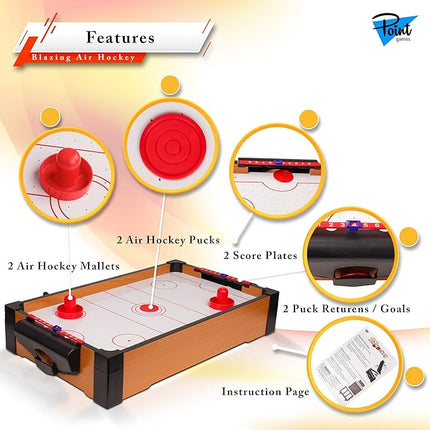 Point Games Hockey Table, Mini Table Games for Kids, Arcade Game for Boys & Girls, Great Gift fro Children Ages 3+