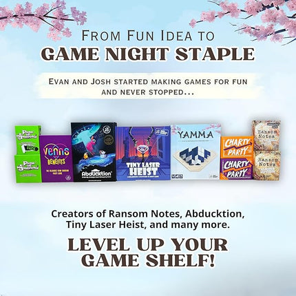 yamma 4-in-a-Row Game with Wooden Spinning Board, 3D Visual Strategy Experience for Ages 12+, a Quick and Clever Challenge Ideal for Families, Teens, and Casual Players