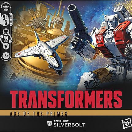 Transformers Age of The Primes Commander Class Aerialbot Silverbolt, 7-inch Converting Action Figure, Robot Toys for Ages 8+