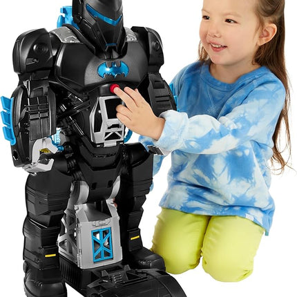 Fisher-Price Imaginext DC Super Friends Batman Toy Bat-Tech Batbot Playset 2-Ft-Tall Robot with Lights & Sounds for Pretend Play Kids Ages 3+ Years