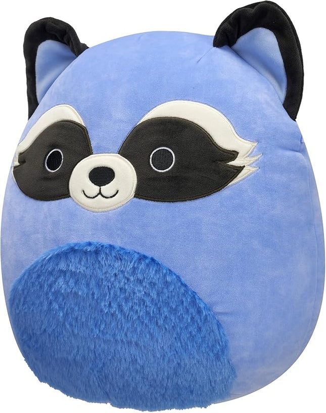 Squishmallows Original 12-Inch Duranga Blue Raccoon - Official Jazwares Plush (Medium-Sized)