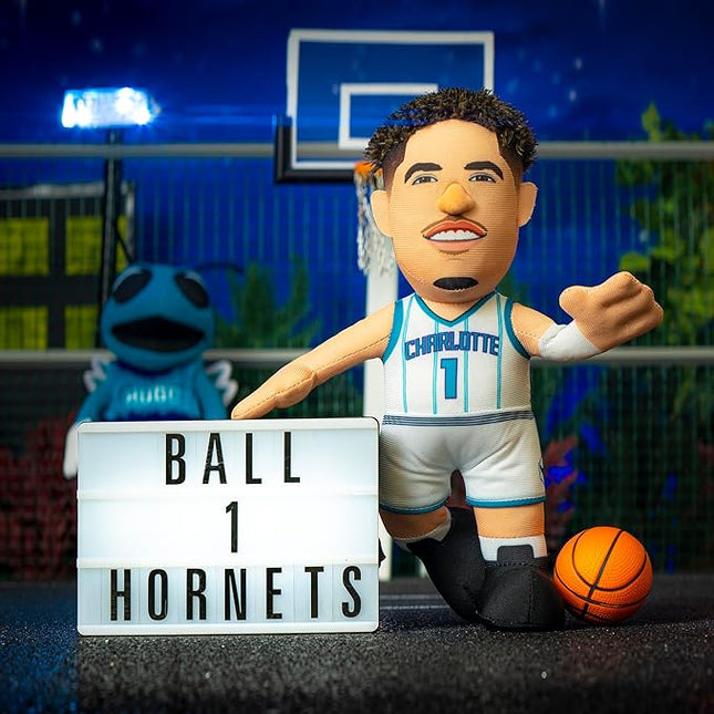 Bleacher Creatures Charlotte Hornets LaMelo Ball 10" Plush Figure - A Superstar for Play Or Display
