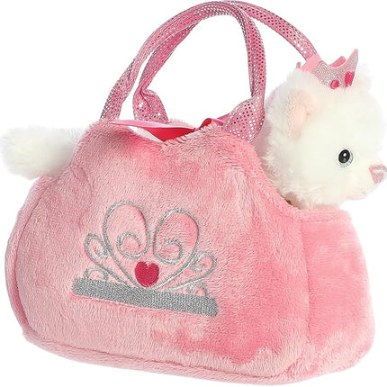 Aurora® Fashionable Fancy Pals™ Princess Kitten™ Stuffed Animal - Plush with Stylish Purse for Dress Up Fun - Perfect for Kids 3+ Years, Costumes, and Birthdays - Multicolor 7.5 Inches