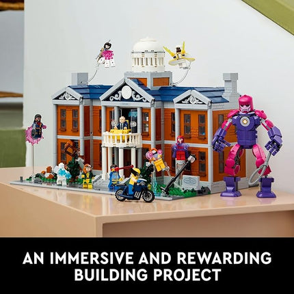 LEGO Marvel X-Men The X-Mansion Building Set - Marvel Collectibles DIY Craft Kit for Adults, Ages 18+ - Buildable Xavier Institute with 10 Minifigures - Gift Idea for Superhero Fans - 76294