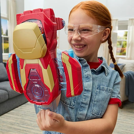 Marvel Avengers Iron Man Arc Blaster Roleplay Toy with 3 NERF Darts, Super Hero Toys for Kids Ages 5+