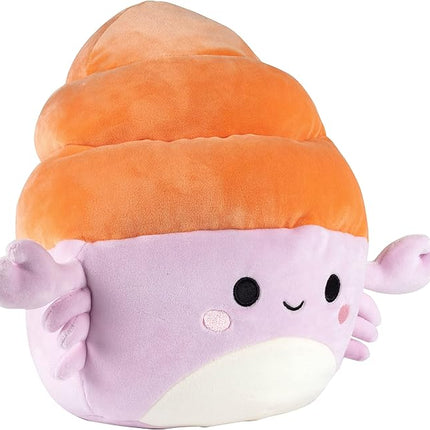 Squishmallows Original 10-Inch Arco The Purple Hermit Crab - Official Jazwares Plush - Collectible Soft Squishy Beach Summer Stuffed Animal Toy - Add to Your Squad - Gift for Kids, Girls & Boys