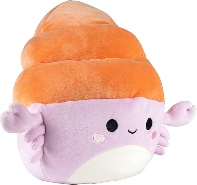 Squishmallows Original 10-Inch Arco The Purple Hermit Crab - Official Jazwares Plush - Collectible Soft Squishy Beach Summer Stuffed Animal Toy - Add to Your Squad - Gift for Kids, Girls & Boys