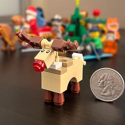 LEGO Holiday MiniFigure Animal - Reindeer (Rudolph with Red Nose) 10245