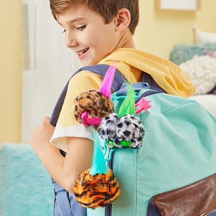 Furby Furblets Ty-Bee Mini Friend, Electronic Plush Toys for Girls & Boys, Orange Tiger, Speaks Furbish & Plays Music, Series 5, Back to School Gifts, Ages 6+