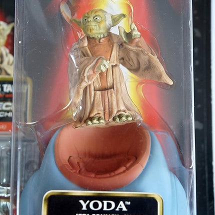Star Wars, Episode I Action Figure, Yoda with Council Chair [Error Missing Episode I on Card], 3.75 Inches