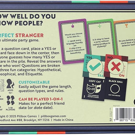 Pillbox Games Perfect Stranger: The Game of Knowing People