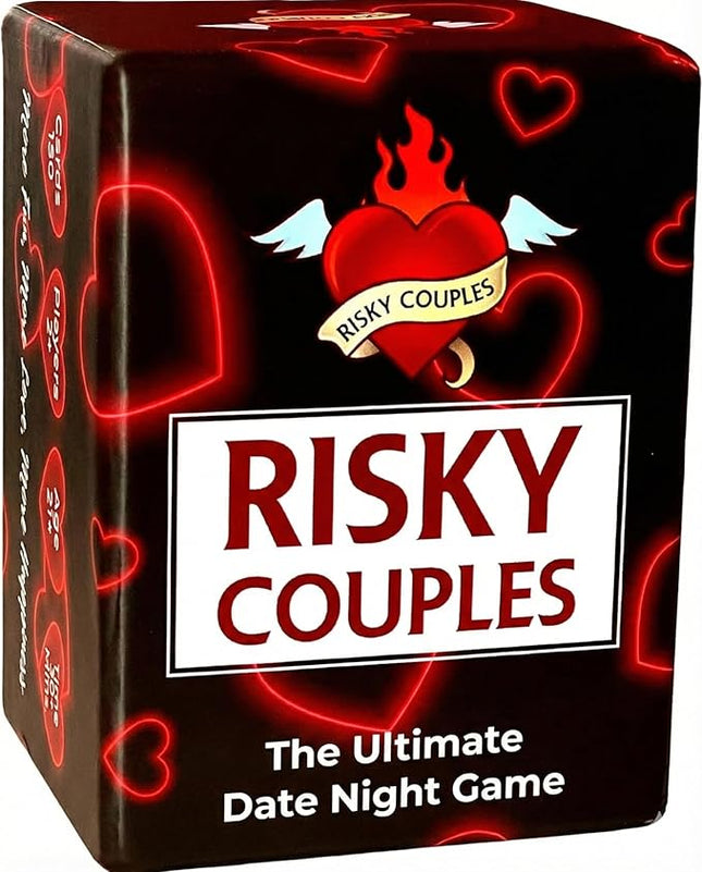 RISKY COUPLES | Couples Card Games for Date Night: 150 Questions & Challenges for Your Partner | Romantic Card Game for Anniversary, Valentines, Birthday, or Bridal Party