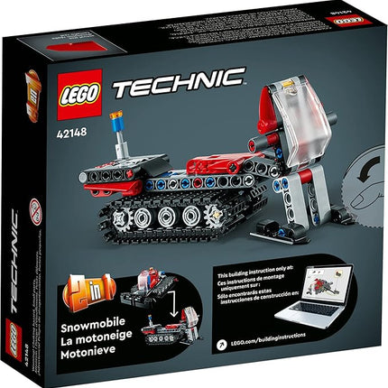 LEGO Technic Snow Groomer to Snowmobile 42148, 2in1 Vehicle Model Set, Engineering Toys, Winter Construction Toy for Kids, Boys, Girls 7+ Years Old, Birthday Gift Idea