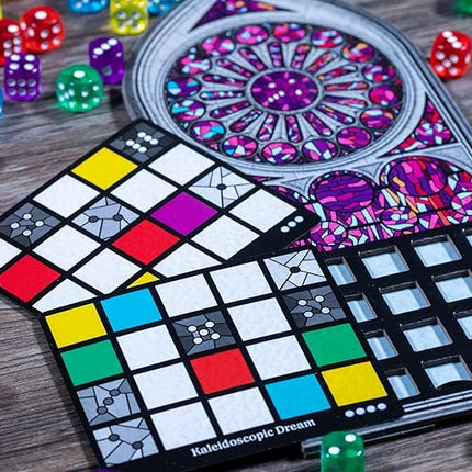 Sagrada Board Game | Family Game for Kids and Adults | Dice Drafting and Placement Strategy Game | Ages 10+ | 1 to 4 Players | by Floodgate Games