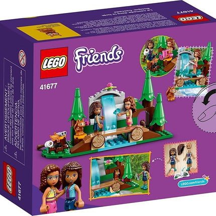 LEGO Friends Forest Waterfall Camping Adventure Set, Building Toys with Andrea and Olivia Mini-Dolls, Toys for 5 Plus Year Old Kids, Girls & Boys, Makes a Great Activity for Kids, 41677