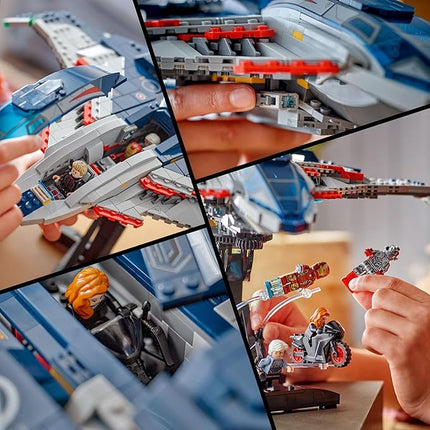 LEGO Marvel Avengers: Age of Ultron Quinjet - Kids Toy for Boys and Girls, Ages 12+ - Avengers Toy with 5 Marvel Action Figures - Collectible Decor & Playset - Gift Idea for Birthdays - 76325