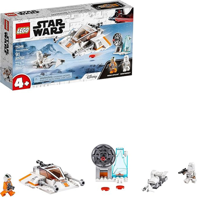 LEGO Star Wars Snowspeeder 75268 Starship Toy Building Kit; Building Toy for Preschool Children Ages 4+ (91 Pieces)