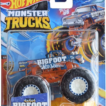 Hot Wheels Monster Trucks Bigfoot, Monster Trucks Live 8/8 Connect and Crash Car