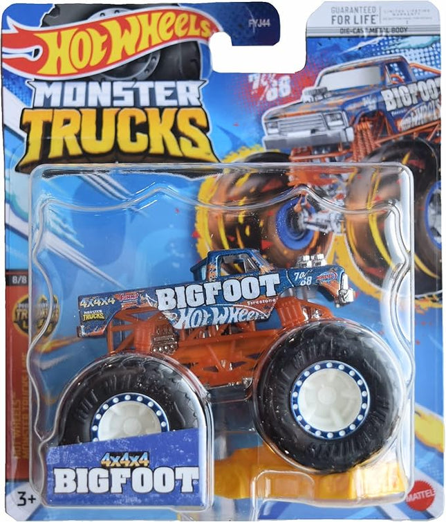 Hot Wheels Monster Trucks Bigfoot, Monster Trucks Live 8/8 Connect and Crash Car