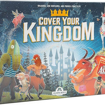 Cover Your Kingdom | Cover Your Assets New & Very Obnoxious Brother | A Magically Malicious Party Game for 2-8 Players 9+