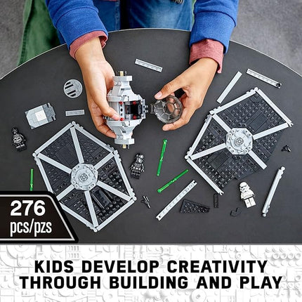 LEGO Star Wars Imperial TIE Fighter 75300 Building Toy with Stormtrooper and Pilot Minifigures from The Skywalker Saga For 8+ Years