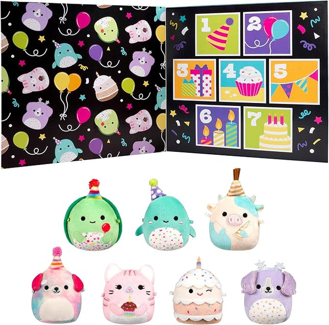 Squishmallows Original Micromallows Plush Birthday Countdown 7-Pack