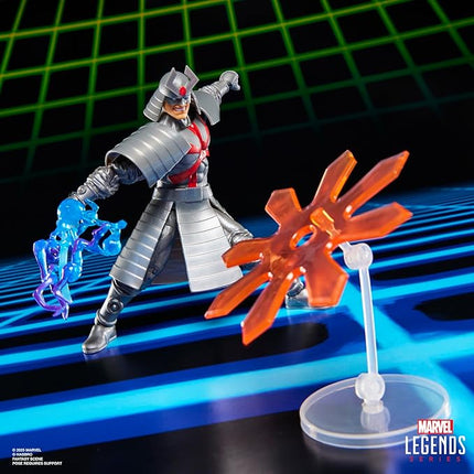 Marvel Legends Series Gamerverse Wolverine vs Marvel's Silver Samurai, Retro Video Game -Inspired Collectible 6-Inch Action Figures