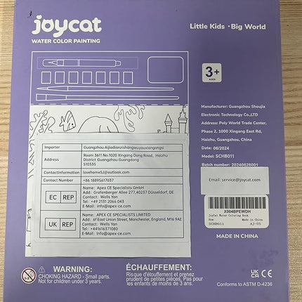 JoyCat Paint with Water Coloring Books for Toddlers, Watercolor Painting Sets for Kids Ages 3-5 4-8, Arts and Crafts Drawing Activities Toy Birthday Gift for Boys Girls (Underwater World)