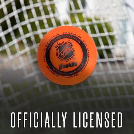 Franklin Sports NHL Street Hockey Balls - No Bounce Outdoor Street + Roller Hockey Balls - Official Size for Youth + Adult Street Hockey - Assorted Colors - 1, 2, 3, and 15 Bulk Packs