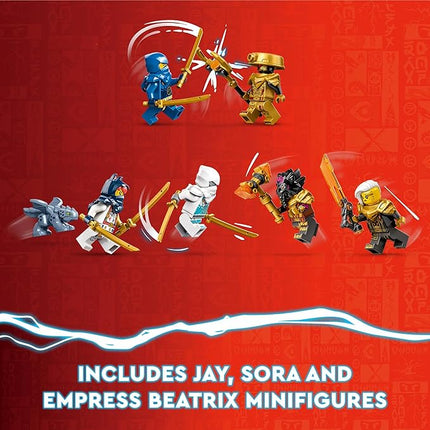 LEGO NINJAGO Elemental Dragon vs. The Empress Mech 71796 Building Toy Set, Features a Dragon, Mech, Ninja Flyer and 6 Minifigures, Gift for Boys and Girls Ages 9+ Who Love Ninja Warriors