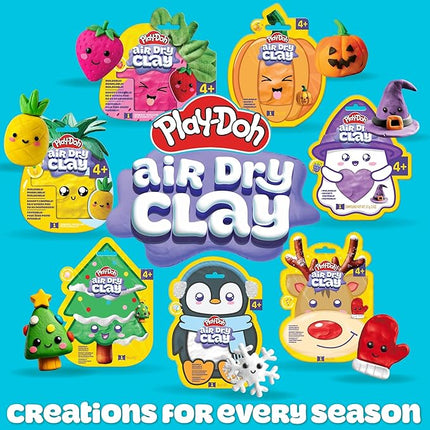 Play-Doh Scented Air Dry Clay, 2-Pack Summer Bundle, 1 Pink Strawberry, 1 Yellow Pineapple, Arts and Crafts, Craft Supplies, Modeling Clay for Kids, Toddler Party Favors, Goodie Bag Stuffers