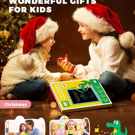 KOKODI LCD Writing Tablet, Gifts for 3 Years Old Boys and Girls，10 Inch Colorful Doodle Board Drawing Tablet, Erasable Reusable Electronic Drawing Pads, Educational and Learning Toys for Kids