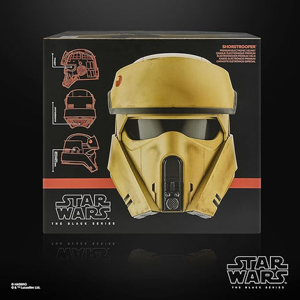 Star Wars The Black Series Shoretrooper, Star Wars: Andor Premium Electronic Roleplay Helmet for Ages 14 and Up