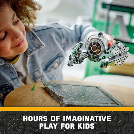 LEGO Star Wars: The Clone Wars Yoda’s Jedi Starfighter 75360 Star Wars Collectible for Kids Featuring Master Yoda Figure with Lightsaber Toy, Birthday Gift for 8 Year Olds or any Fan of The Clone Wars