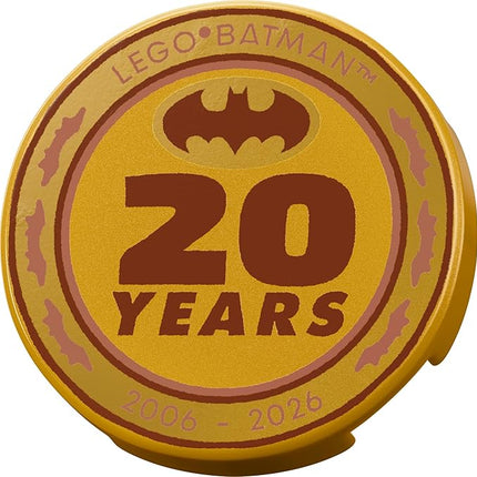 LEGO DC Batman: Batman Logo Building Toy - Super Hero Bedroom Decor for Kids, Boys & Girls, Ages 12+ - W/Classic & Golden Minifigures - Gift Idea for Birthdays & Fans - 76330