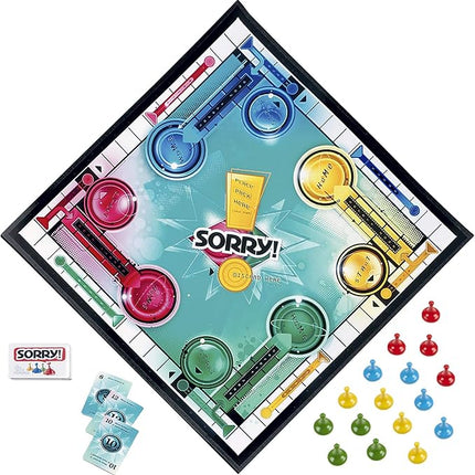 Hasbro Gaming Sorry! Family Board Games for Kids and Adults, 2 to 4 Players, Ages 6 and Up (Amazon Exclusive)