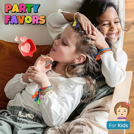 UpBrands 48 Upgraded Pop-It Zipper Bracelets For Kids, ADHD Fidget Toys, Fidgets For Kids, Anxiety Relief Fidget Toys, Kit For Halloween Trinkets, Goody Bags & Easter Eggs Hunt Fillers
